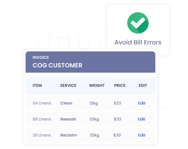 invoice for customer